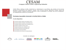Tablet Screenshot of cesam-multimedia.fr
